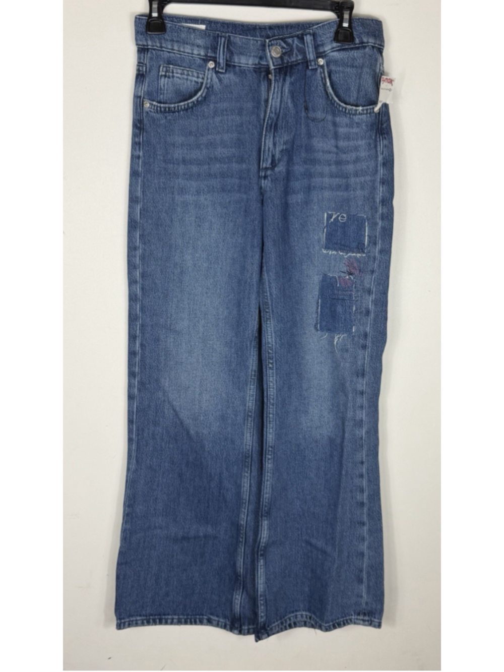 Zara Girls Youth 13-14 Jeans Wide Leg Flare new with tag